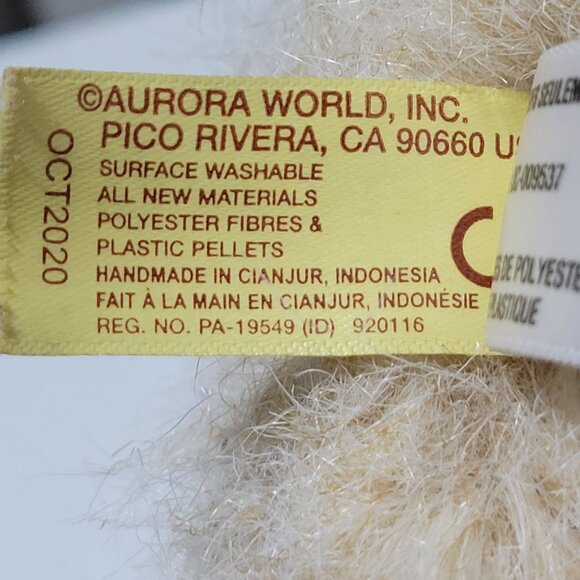 Miyoni by Aurora Rabbit 10 inch Plush Bunny Brown Realistic Stuffed Animal Toy - Picture 8 of 9